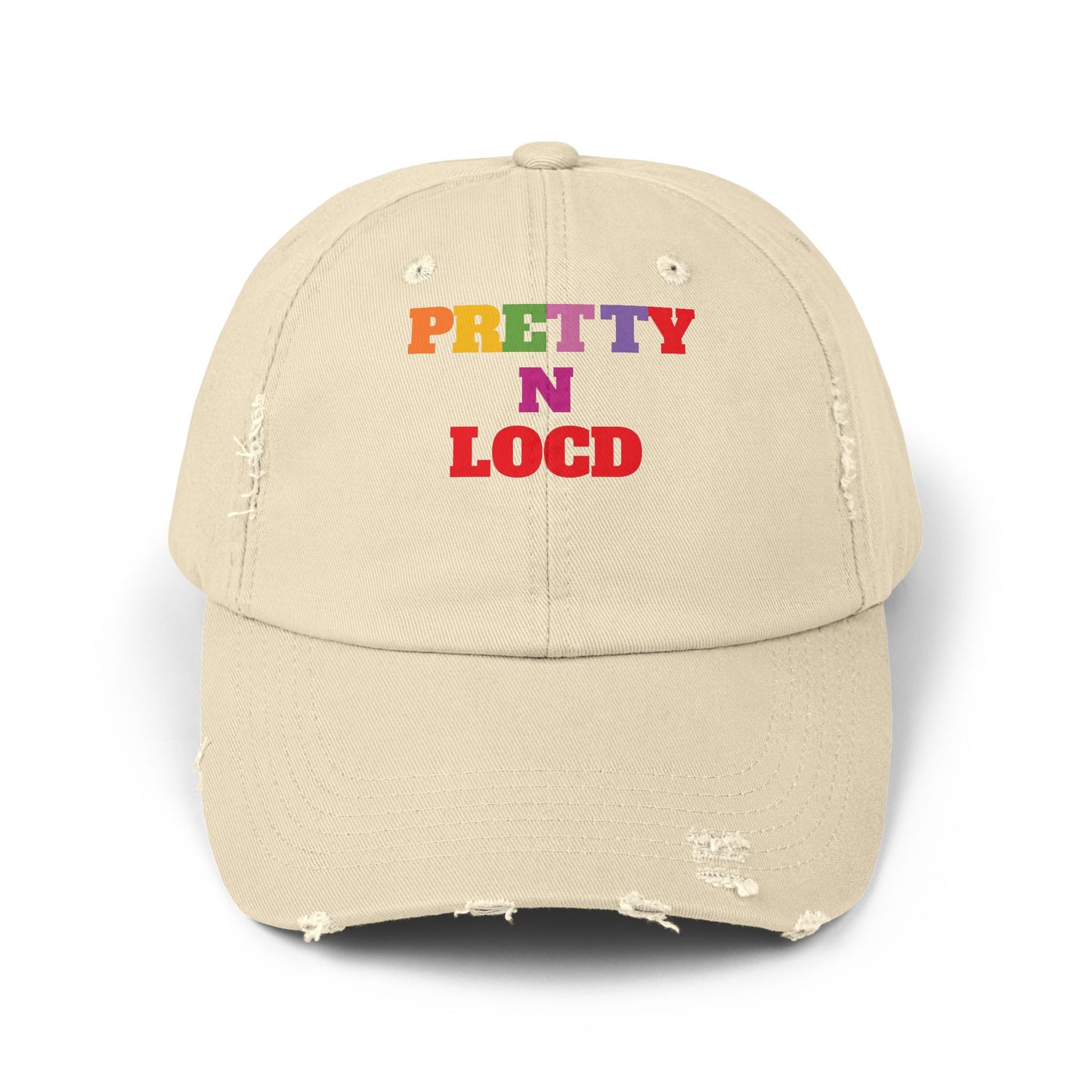 Pretty n Locd  Distressed Cap