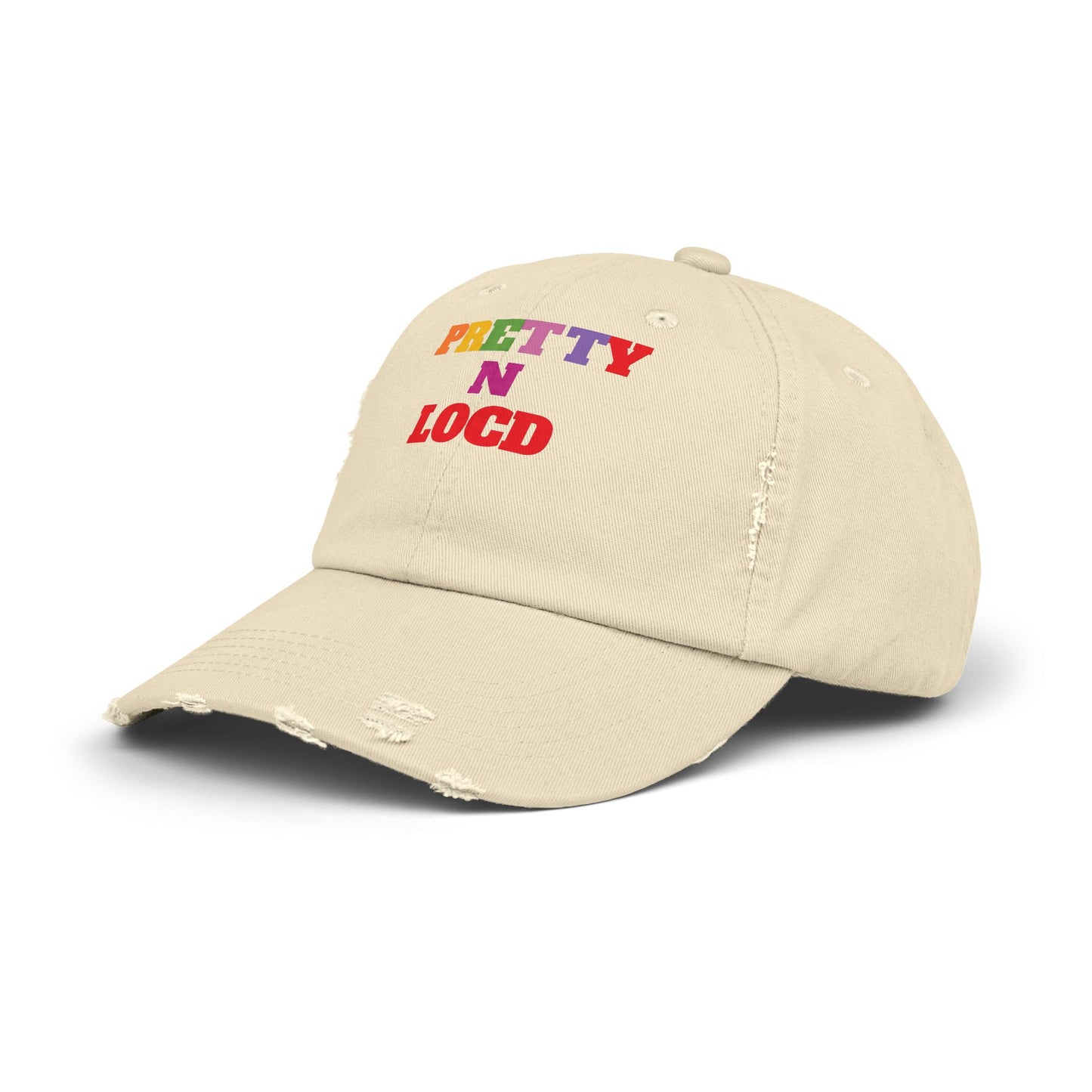 Pretty n Locd  Distressed Cap