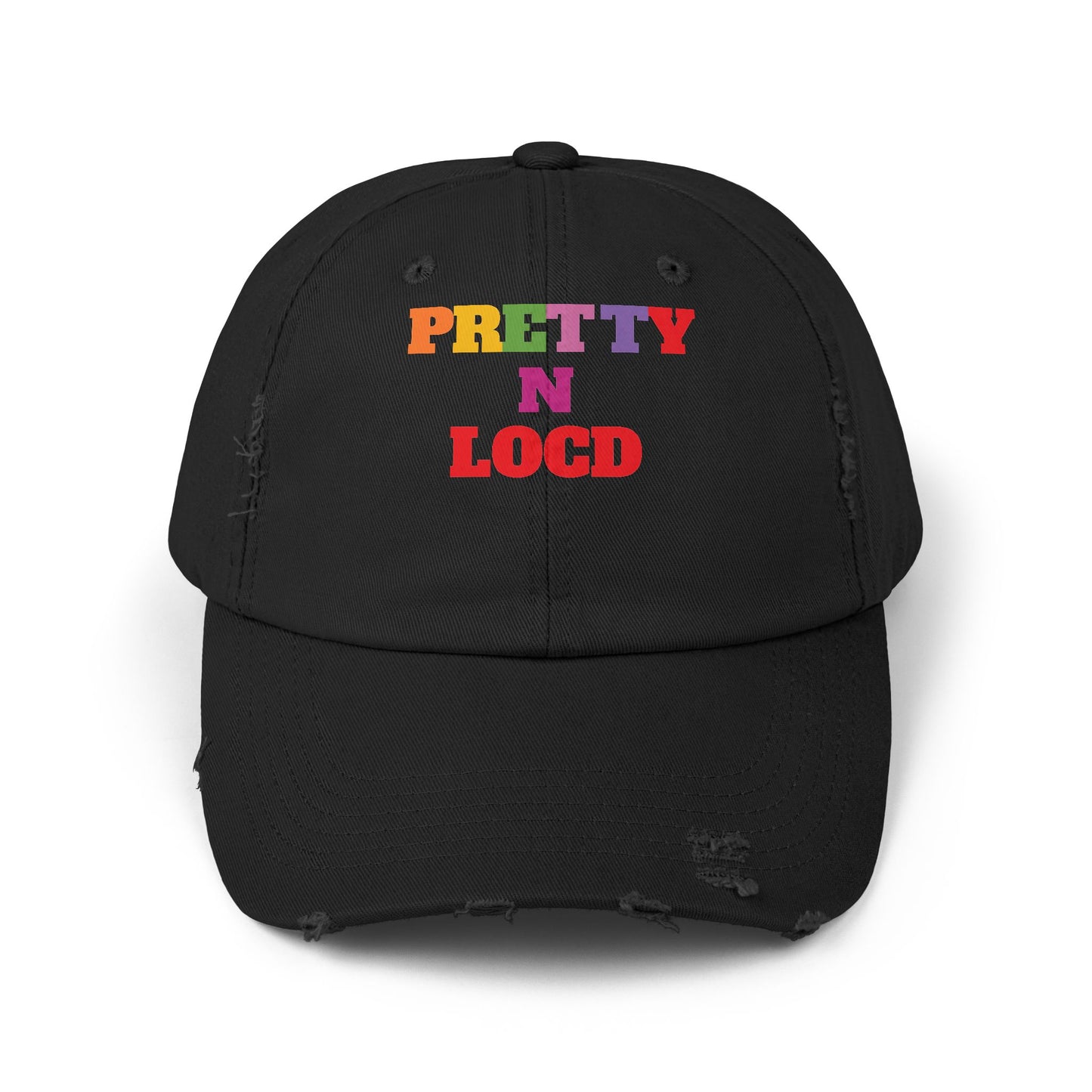 Pretty n Locd  Distressed Cap