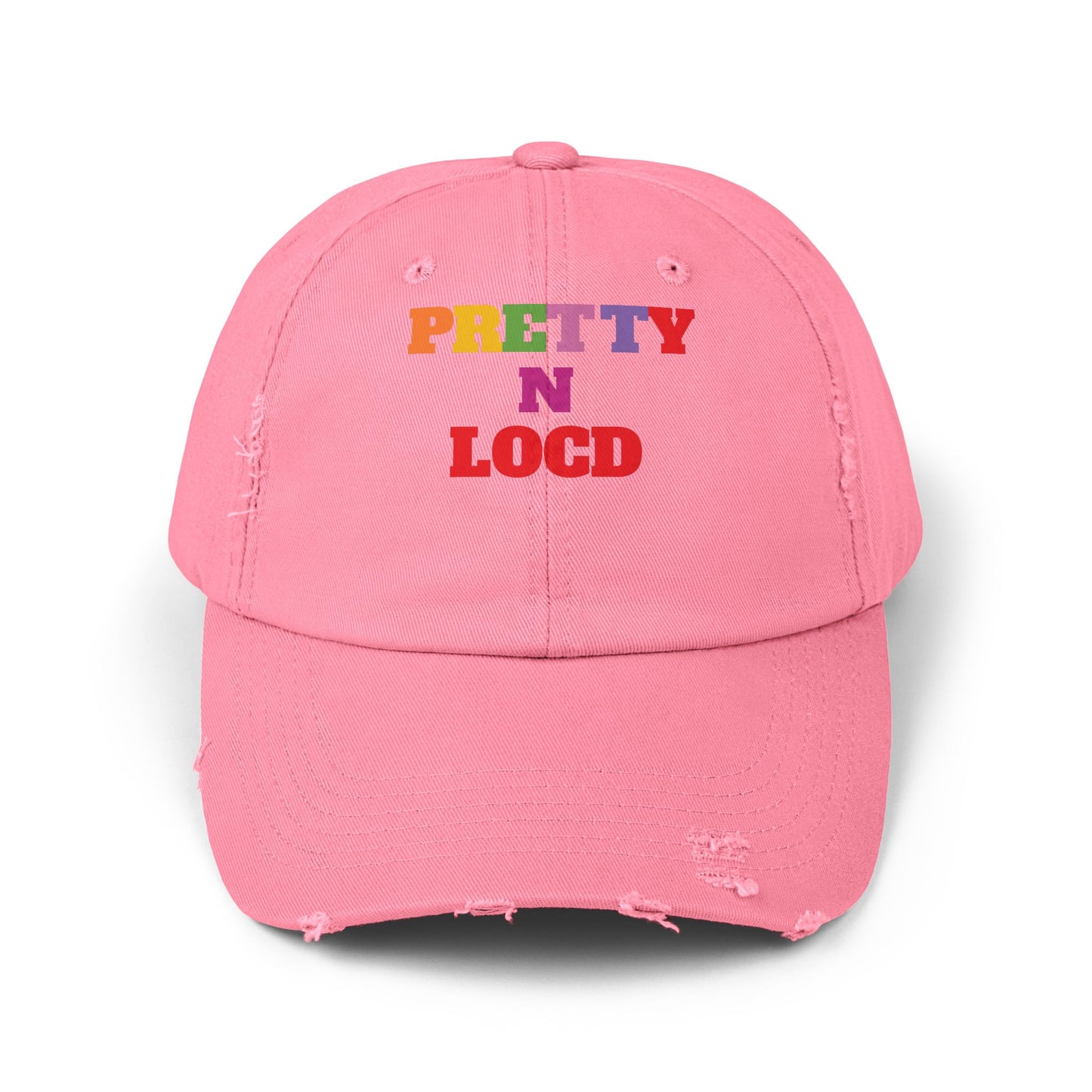 Pretty n Locd  Distressed Cap