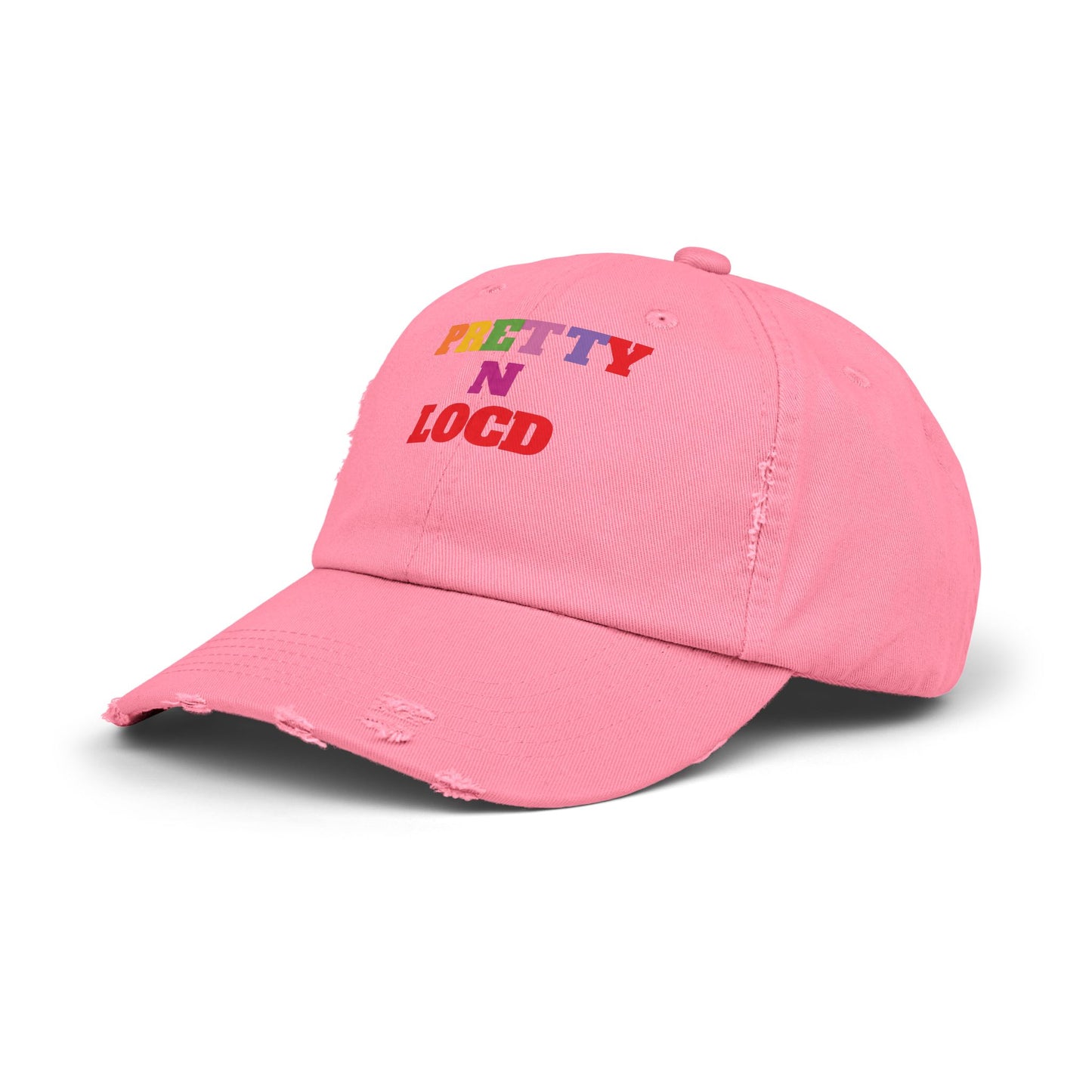 Pretty n Locd  Distressed Cap